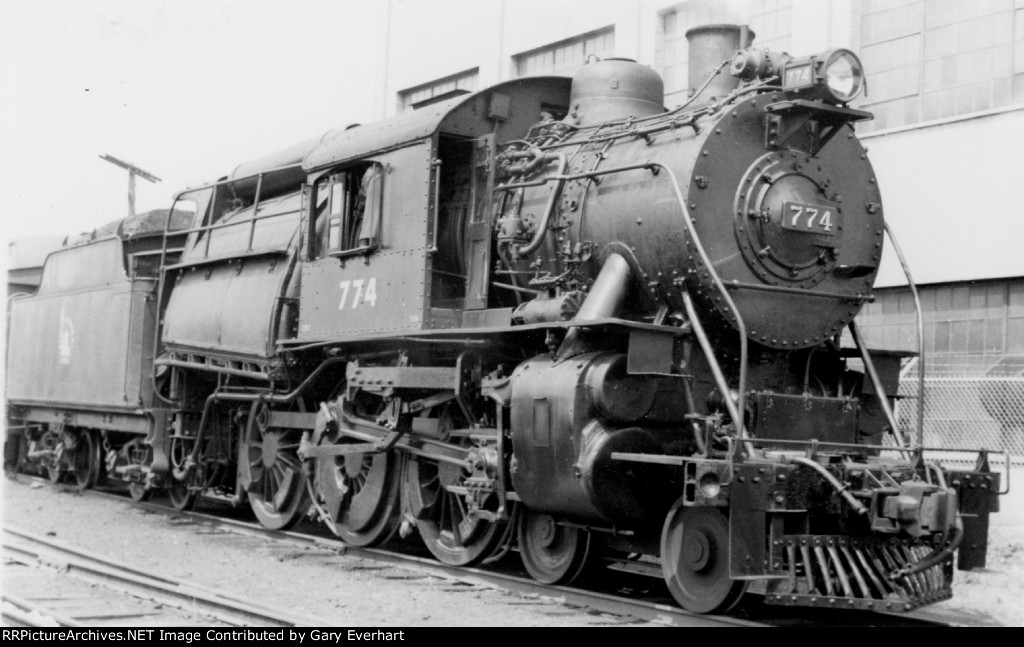 CNJ 4-6-0C #774 - Central RR of New Jersey